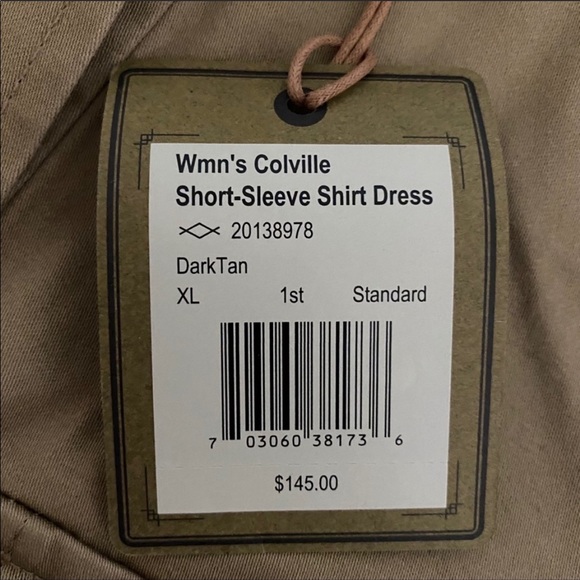 NWT Wmn’s Filson Colville Short-Sleeve Shirt Dress - Picture 6 of 7